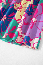 Floral Print Shirred Spaghetti Strap Loose Maxi Dress for a perfect OOTD – dress to impress outfits from Amexza