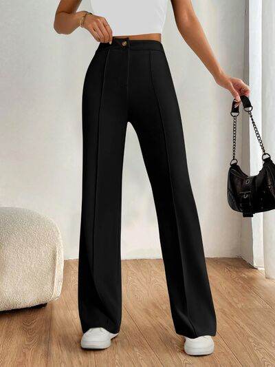 High Waist Wide Leg Pants Black for a perfect OOTD – dress to impress outfits from Amexza