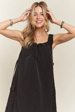 ADORA Drawstring Slit Back Cargo Dress for a perfect OOTD – dress to impress outfits from Amexza