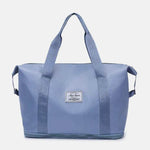Oxford Cloth Oversize Travel Bag Dusty Blue One Size for a perfect OOTD – dress to impress outfits from Amexza