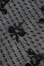 Bow Round Neck Sheer Top - Amexza