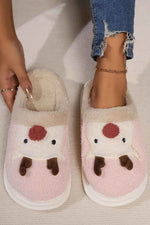 Elk Furry PVC Flat Slippers Blush Pink for a perfect OOTD – dress to impress outfits from Amexza