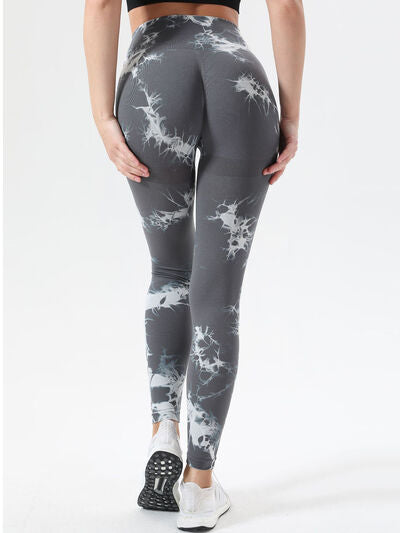 Tie-Dye High Waist Active Leggings for a perfect OOTD – dress to impress outfits from Amexza