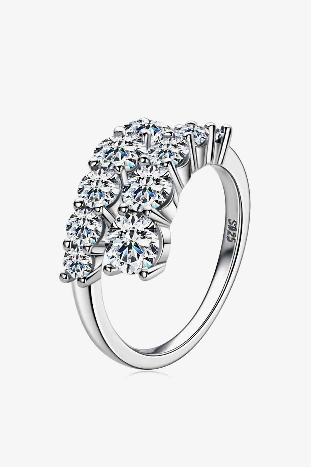 Adored Moissanite 925 Sterling Silver Ring for a perfect OOTD – dress to impress outfits from Amexza