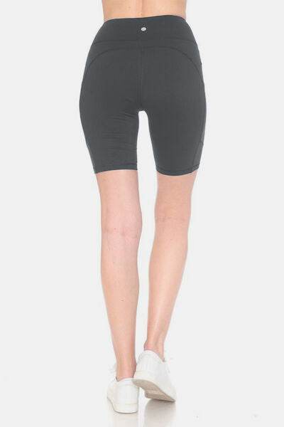 Leggings Depot Full Size High Waist Active Shorts - Amexza