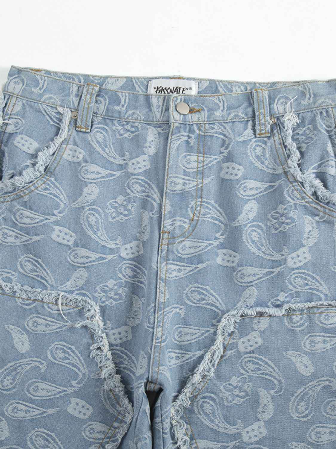 Men's Contrast Washed Bootcut Jeans for a perfect OOTD – dress to impress outfits from Amexza