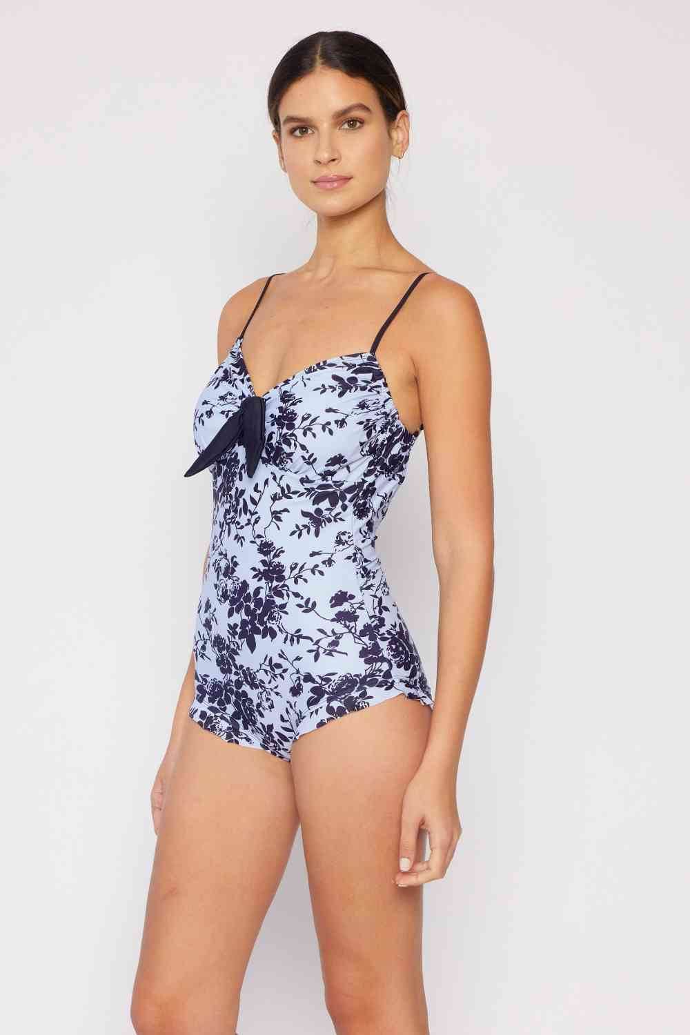 Marina West Swim Côte d'Azur Ruffle Trim One-Piece Swimsuit for a perfect OOTD – dress to impress outfits from Amexza