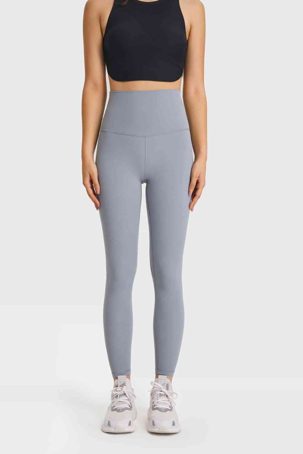 Millennia Ultra Soft High Waist Leggings Gray for a perfect OOTD – dress to impress outfits from Amexza