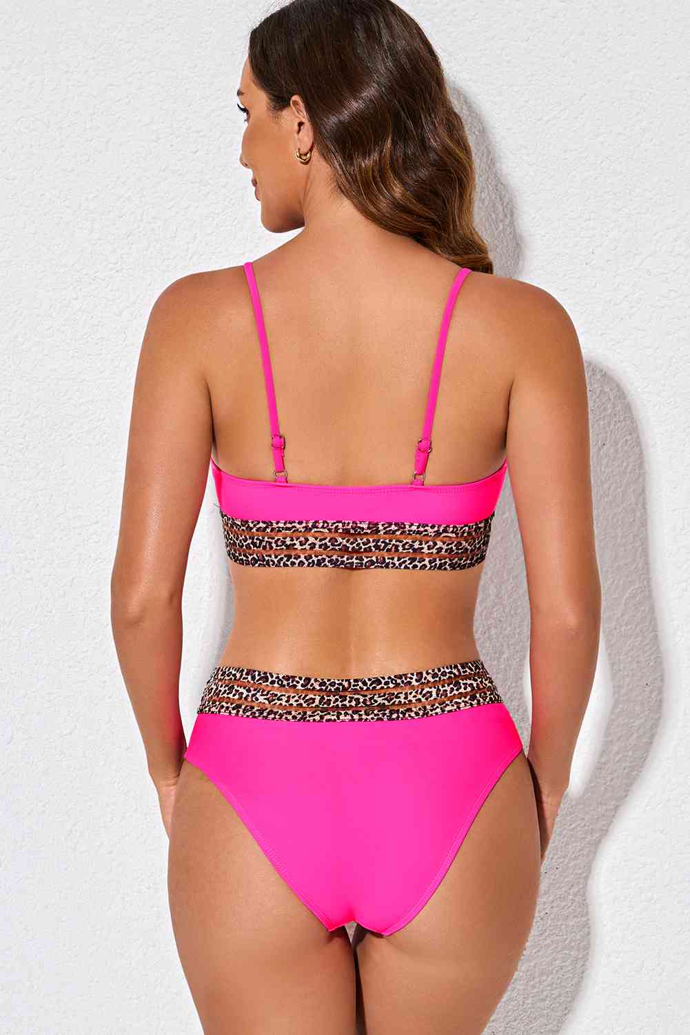 Leopard Contrast Bikini Set for a perfect OOTD – dress to impress outfits from Amexza