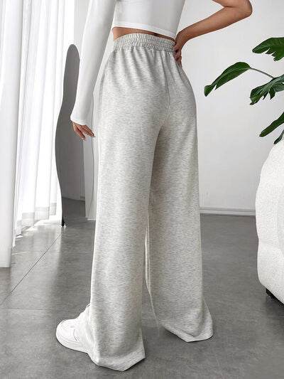 Elastic Waist Wide Leg Pants for a perfect OOTD – dress to impress outfits from Amexza