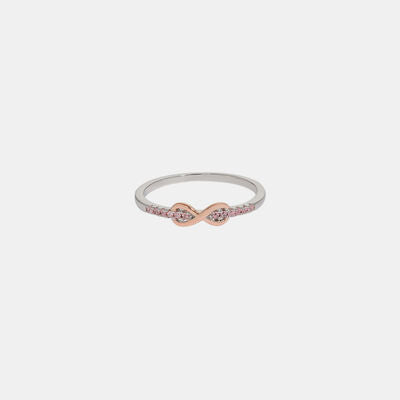 Zircon 925 Sterling Silver Ring Blush Pink for a perfect OOTD – dress to impress outfits from Amexza