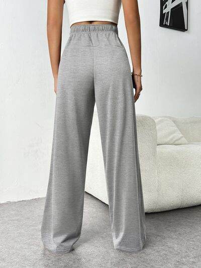 Drawstring Wide Leg Pants with Pockets for a perfect OOTD – dress to impress outfits from Amexza