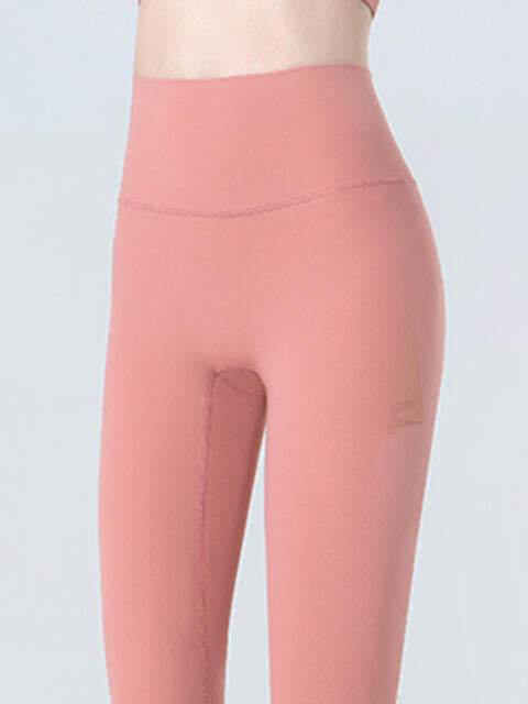 Wide Waistband Cropped Sports Leggings for a perfect OOTD – dress to impress outfits from Amexza