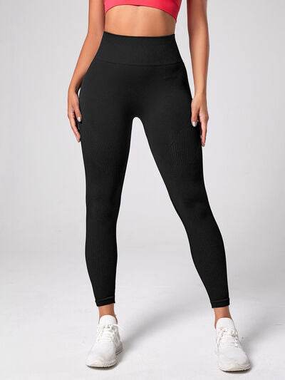 High Waist Active Leggings - Amexza