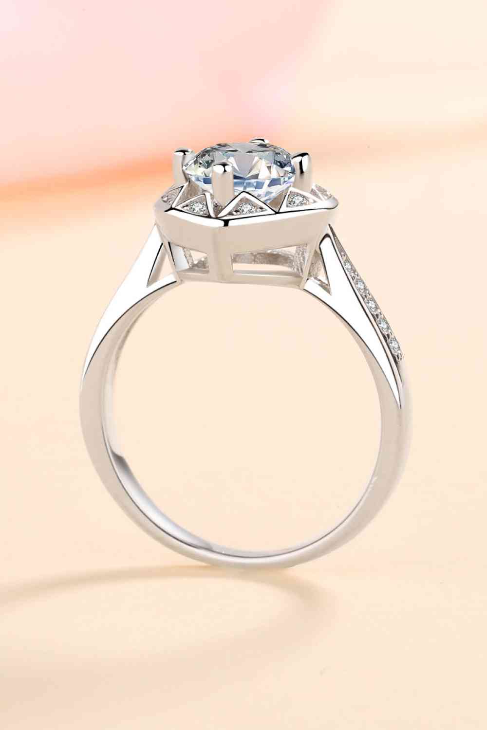 Moissanite Heart Ring for a perfect OOTD – dress to impress outfits from Amexza