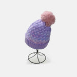 Gradient Knit Hat with Pompom Lavender One Size for a perfect OOTD – dress to impress outfits from Amexza