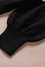 Color Block V Neck Long Sleeve Sweater for a perfect OOTD – dress to impress outfits from Amexza