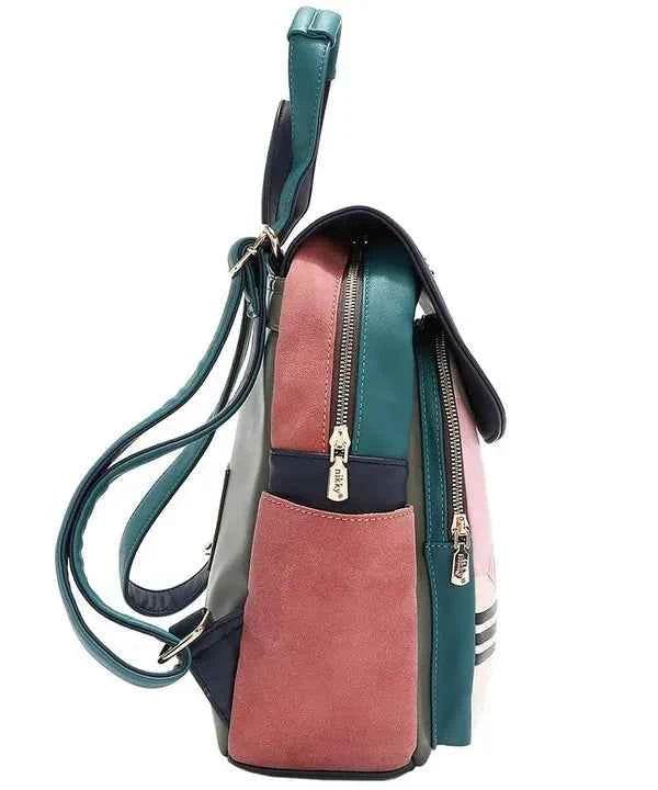 Nicole Lee USA Cat Eco-Leather Convertible Backpack Bag for a perfect OOTD – dress to impress outfits from Amexza