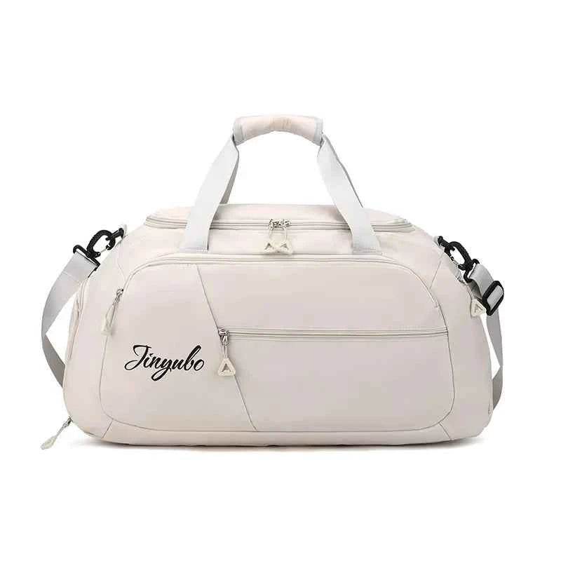 Contrast Nylon Travel Bag Beige One Size for a perfect OOTD – dress to impress outfits from Amexza