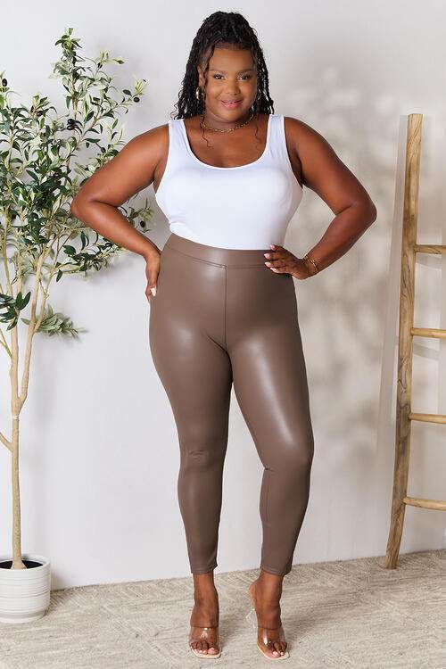 e.Luna Full Size High Waist Skinny Pants for a perfect OOTD – dress to impress outfits from Amexza