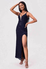 Split Sequin Backless Maxi Cami Dress for a perfect OOTD – dress to impress outfits from Amexza