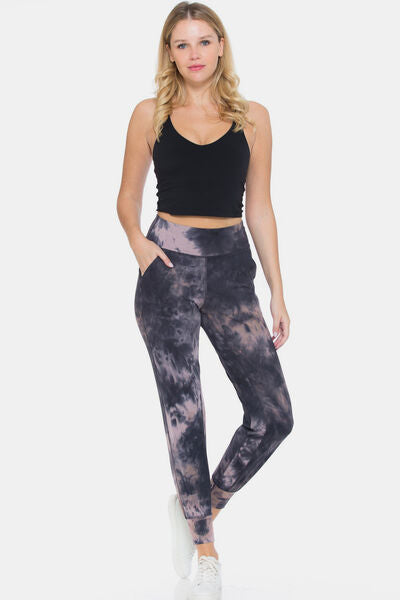 Leggings Depot Tie-Dye High Waist Cropped Leggings for a perfect OOTD – dress to impress outfits from Amexza