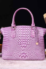 PU Leather Handbag Lilac One Size for a perfect OOTD – dress to impress outfits from Amexza