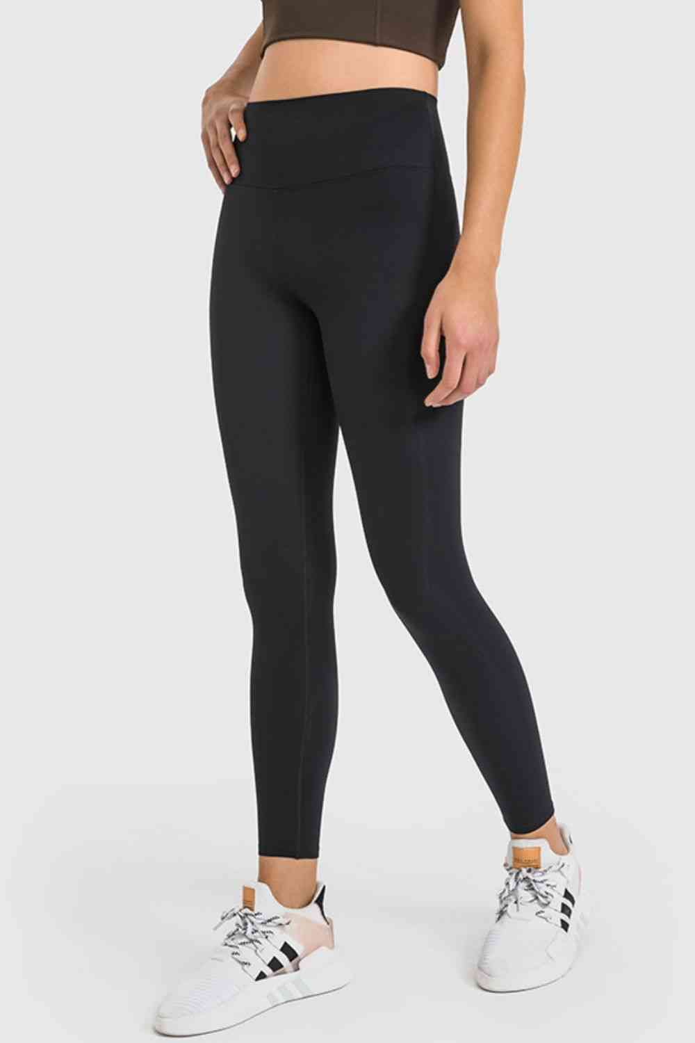 Millennia High Waist Ankle-Length Yoga Leggings Black for a perfect OOTD – dress to impress outfits from Amexza