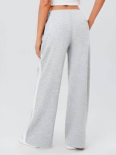 Side Striped Wide Leg Pants for a perfect OOTD – dress to impress outfits from Amexza