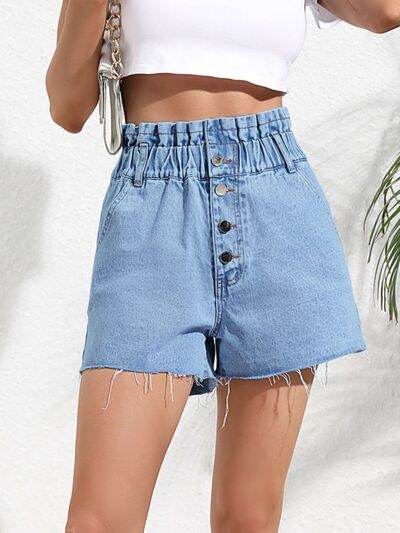 Denim Shorts with Pockets for a perfect OOTD – dress to impress outfits from Amexza