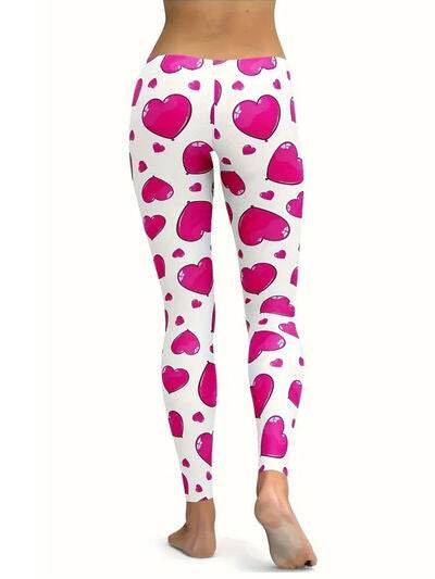 Heart Print Skinny Pants for a perfect OOTD – dress to impress outfits from Amexza