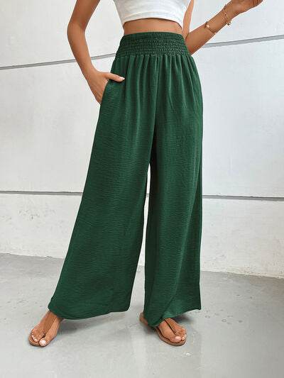 Perfee Wide Leg Pants with Pockets for a perfect OOTD – dress to impress outfits from Amexza