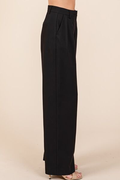 Mittoshop Pintuck Detail High Rise Pants for a perfect OOTD – dress to impress outfits from Amexza