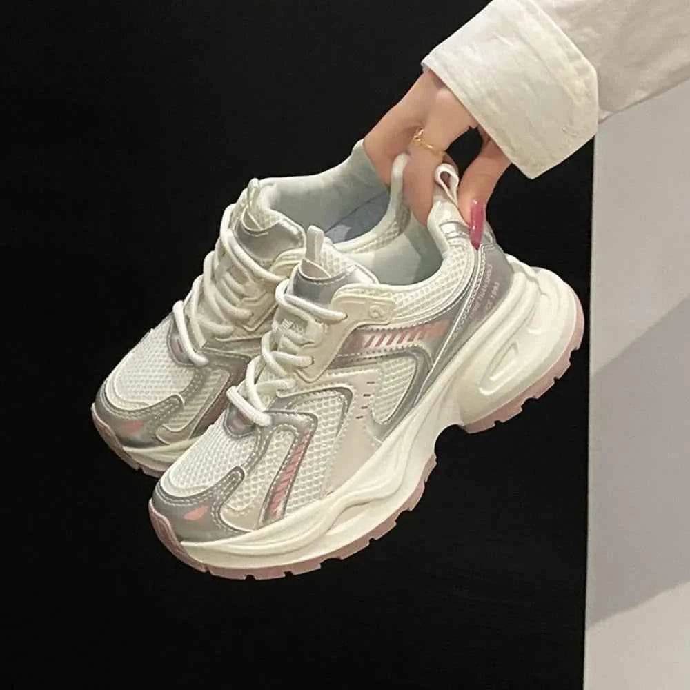 Contrast Mesh Platform Athletic for a perfect OOTD – dress to impress outfits from Amexza