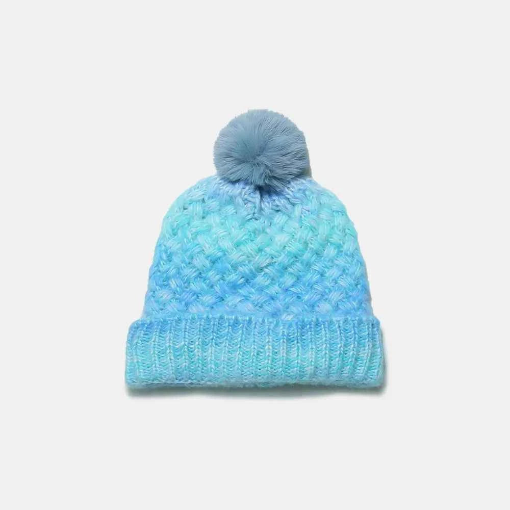 Gradient Knit Hat with Pompom for a perfect OOTD – dress to impress outfits from Amexza