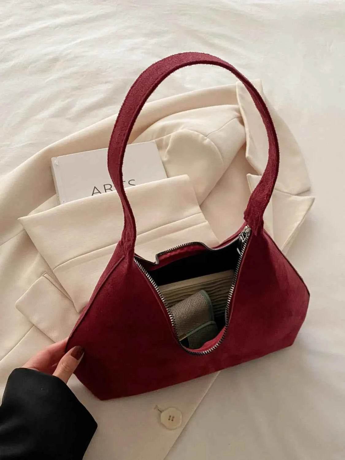 Solid Color Shoulder Bag for a perfect OOTD – dress to impress outfits from Amexza