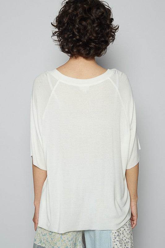 POL Round Neck Half Sleeve T-Shirt - Amexza