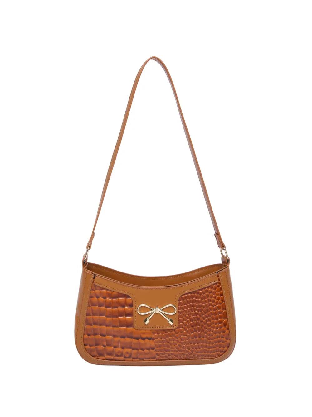 Bow PU Leather Shoulder Bag for a perfect OOTD – dress to impress outfits from Amexza