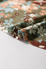 Floral Round Neck Long Sleeve T-Shirt - Amexza