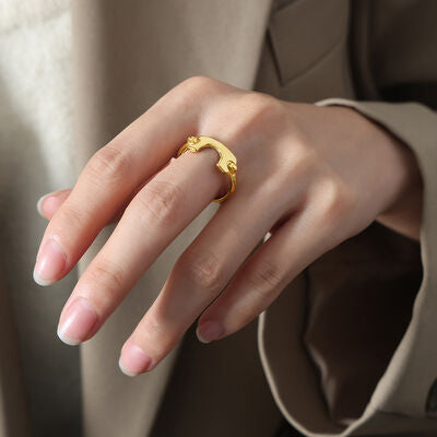 18K Gold-Plated Irregular Open Ring for a perfect OOTD – dress to impress outfits from Amexza