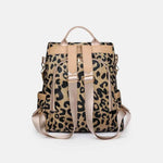 Leopard PU Leather Backpack Bag for a perfect OOTD – dress to impress outfits from Amexza