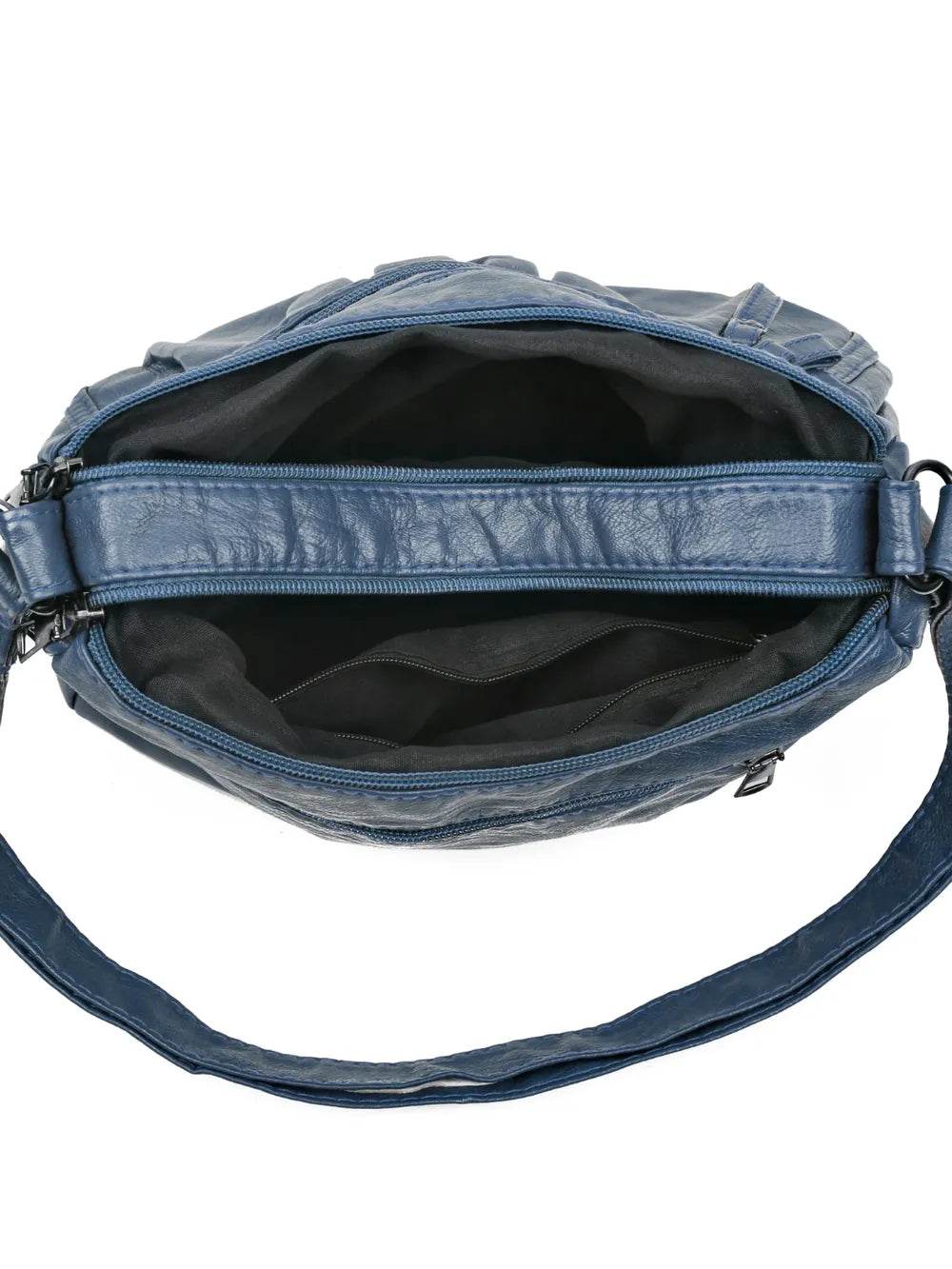 PU Leather Ruched Adjustable Strap Shoulder Bag for a perfect OOTD – dress to impress outfits from Amexza