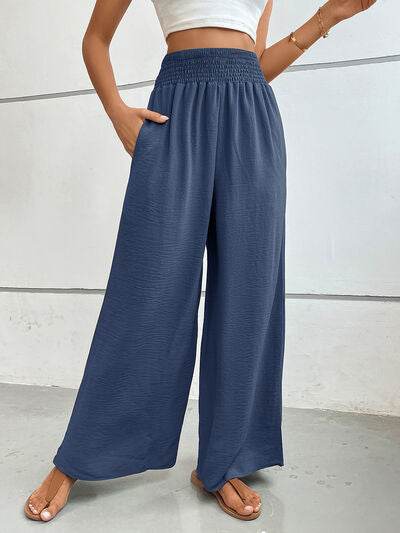 Perfee Wide Leg Pants with Pockets for a perfect OOTD – dress to impress outfits from Amexza