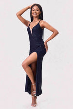 Split Sequin Backless Maxi Cami Dress for a perfect OOTD – dress to impress outfits from Amexza