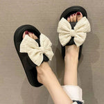 Open Toe Flats Slippers Black for a perfect OOTD – dress to impress outfits from Amexza