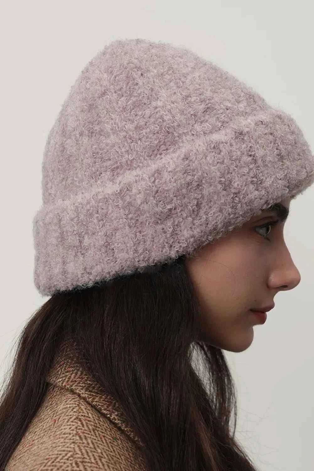 Solid Color Thermal Knit Hat for a perfect OOTD – dress to impress outfits from Amexza