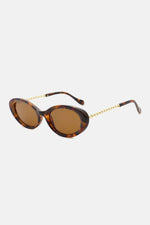 Polycarbonate Frame Cat-Eye Sunglasses Brown One Size for a perfect OOTD – dress to impress outfits from Amexza