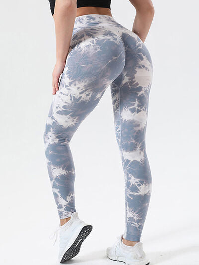 Tie-Dye High Waist Active Leggings for a perfect OOTD – dress to impress outfits from Amexza