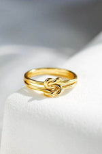 925 Sterling Silver Knotted Ring for a perfect OOTD – dress to impress outfits from Amexza