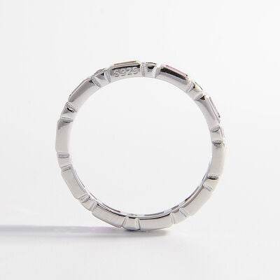 925 Sterling Silver Inlaid Zircon Ring for a perfect OOTD – dress to impress outfits from Amexza